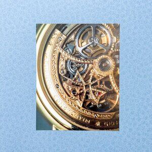 Vacheron Constantin Vintage Watch Ad – Swiss Luxury Gold Book Print
